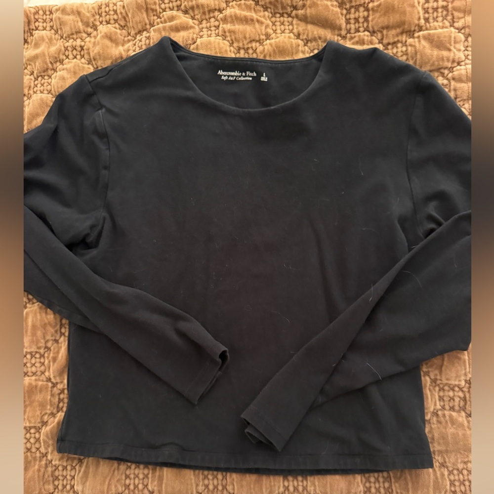 Abercrombie & Fitch Black Soft AF Collection Top